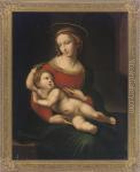 The Bridgewater Madonna Oil Painting by Raphael (Raffaello Sanzio of Urbino)