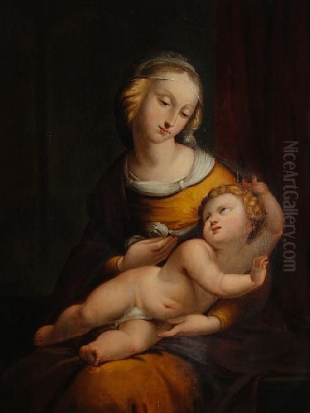 The Madonna And Child Oil Painting by Raphael (Raffaello Sanzio of Urbino)