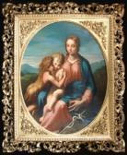 Vierge A
L'enfant Oil Painting by Raphael (Raffaello Sanzio of Urbino)