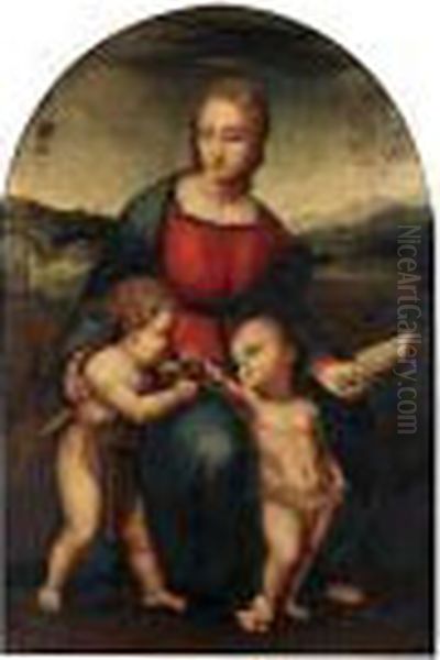 The Madonna Of The Goldfinch Oil Painting by Raphael (Raffaello Sanzio of Urbino)