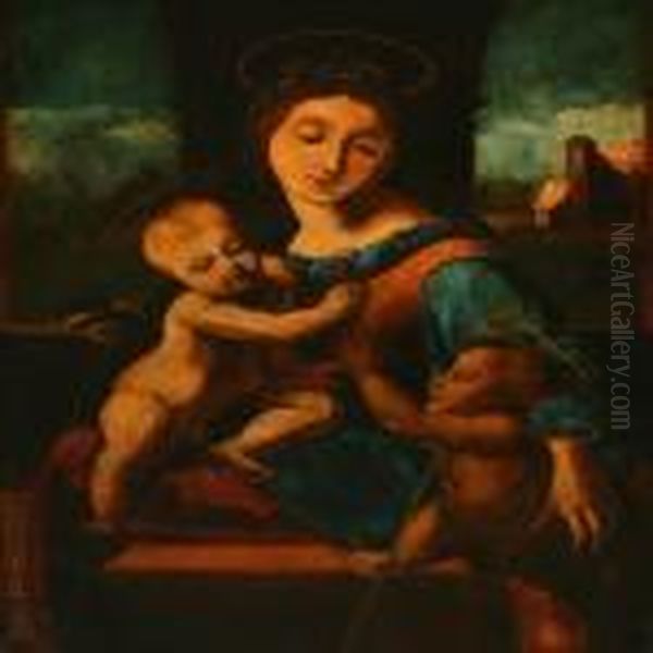 Aldobrandini Madonna (garvagh Madonna) Oil Painting by Raphael (Raffaello Sanzio of Urbino)