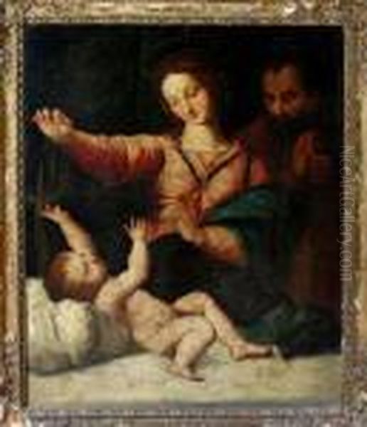 The Madonna Of The Veil Oil Painting by Raphael (Raffaello Sanzio of Urbino)