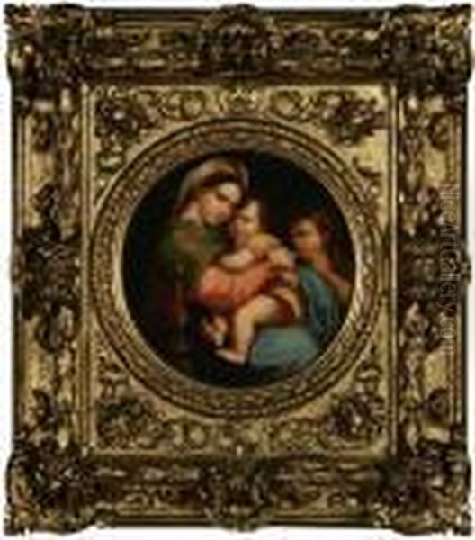 Madonna Della Sedia Oil Painting by Raphael (Raffaello Sanzio of Urbino)