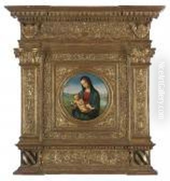 The Madonna Conestabile Oil Painting by Raphael (Raffaello Sanzio of Urbino)