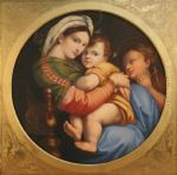 The Urbino Madonna Oil Painting by Raphael (Raffaello Sanzio of Urbino)