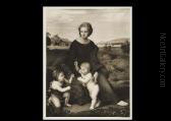 Madonna Of The Meadow Oil Painting by Raphael (Raffaello Sanzio of Urbino)