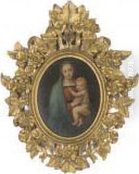 The Granduca Madonna Oil Painting by Raphael (Raffaello Sanzio of Urbino)