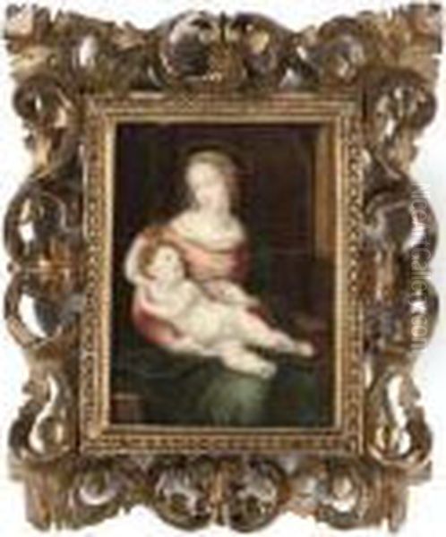 The Bridgewater Madonna Oil Painting by Raphael (Raffaello Sanzio of Urbino)