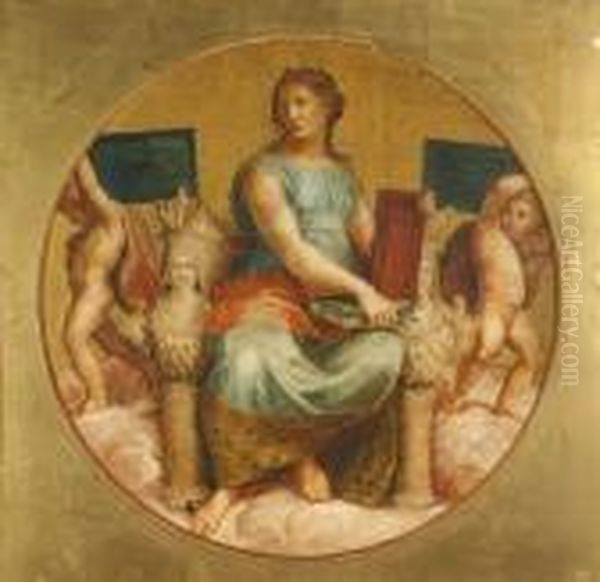 Philosophy
And 
Theology Oil Painting by Raphael (Raffaello Sanzio of Urbino)