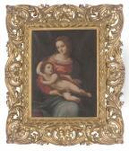 The Bridgewater Madonna Oil Painting by Raphael (Raffaello Sanzio of Urbino)