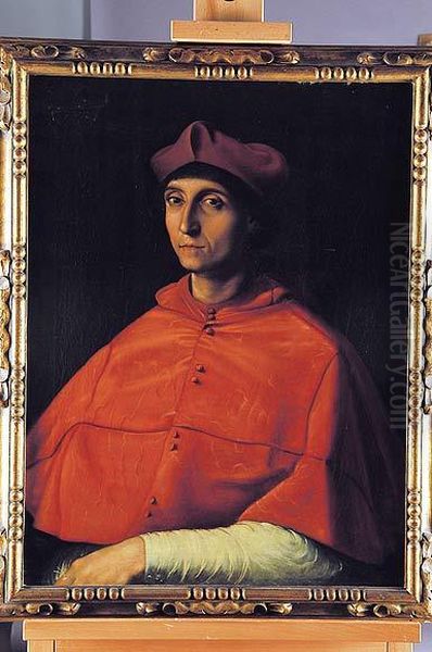 Retrato De Cardenal Oil Painting by Raphael (Raffaello Sanzio of Urbino)