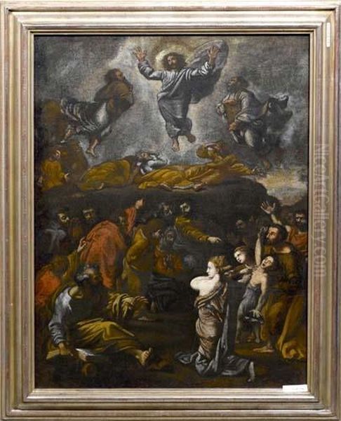 Transfiguration. Oil Painting by Raphael (Raffaello Sanzio of Urbino)