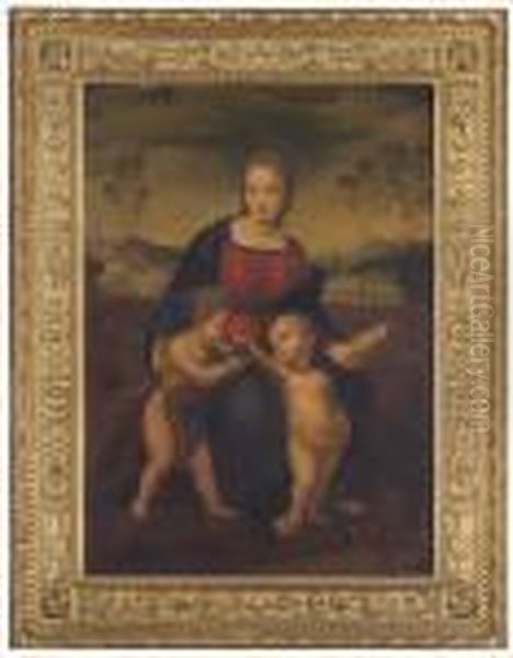 The Madonna Of The Goldfinch Oil Painting by Raphael (Raffaello Sanzio of Urbino)