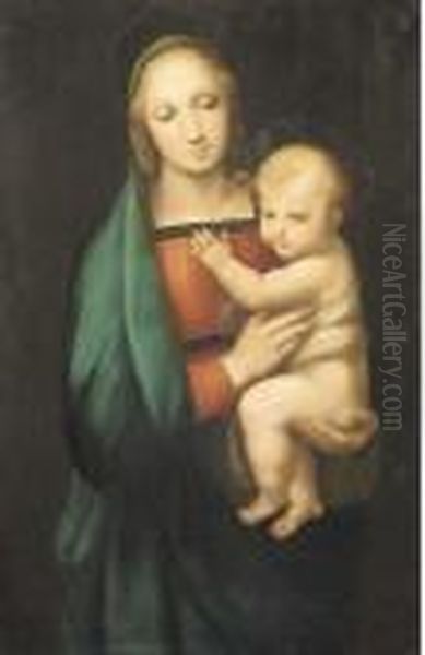 The Madonna Del Granduca Oil Painting by Raphael (Raffaello Sanzio of Urbino)