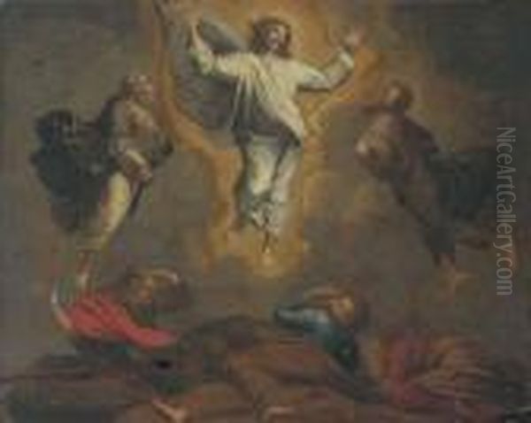 The Transfiguration Oil Painting by Raphael (Raffaello Sanzio of Urbino)