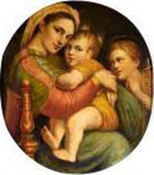 - Oil Painting by Raphael (Raffaello Sanzio of Urbino)