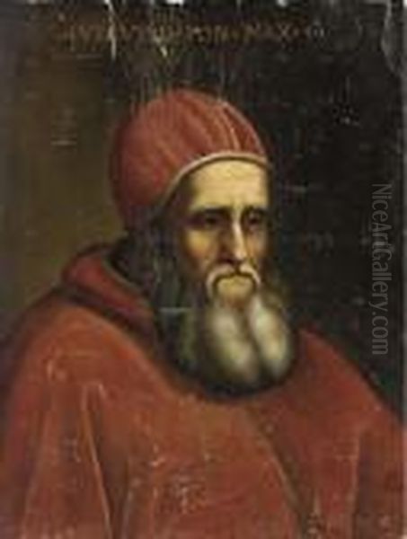 Pope Julius Ii Oil Painting by Raphael (Raffaello Sanzio of Urbino)