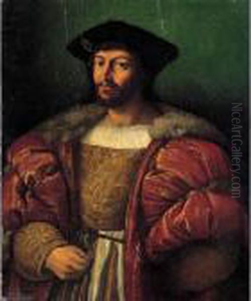 Di Lorenzo De' Medici Oil Painting by Raphael (Raffaello Sanzio of Urbino)