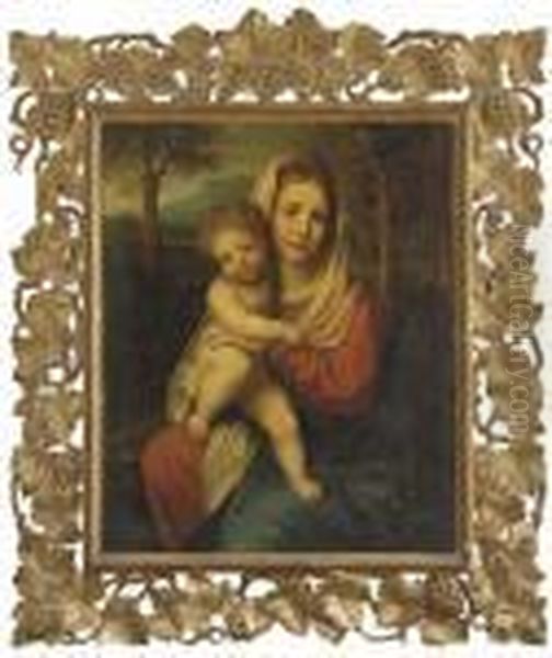 The Madonna And Child Oil Painting by Raphael (Raffaello Sanzio of Urbino)