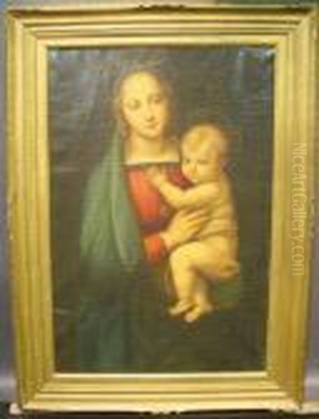 Madonna Della Granduca Oil Painting by Raphael (Raffaello Sanzio of Urbino)