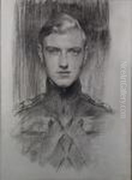 Shoulder Length Portraitof Robert Gould Shaw Iii In Uniform Oil Painting by John Singer Sargent