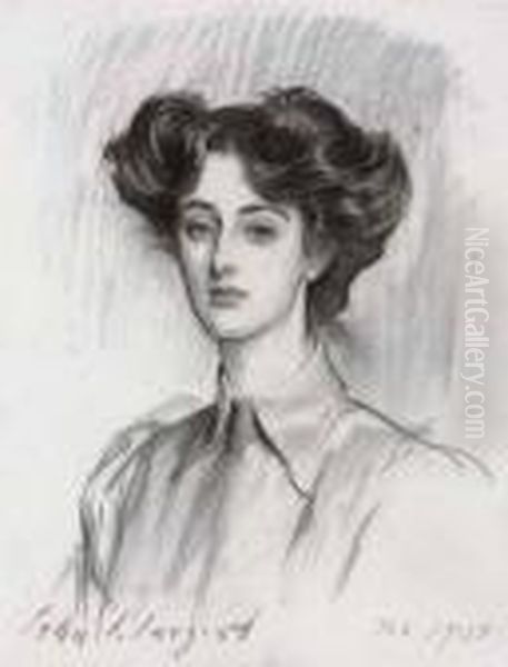 Portrait Of Lady Elsie Meyer Oil Painting by John Singer Sargent