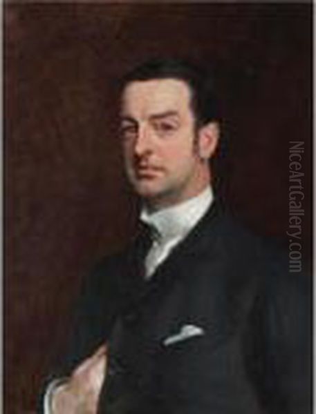 Cornelius Vanderbilt Ii Oil Painting by John Singer Sargent