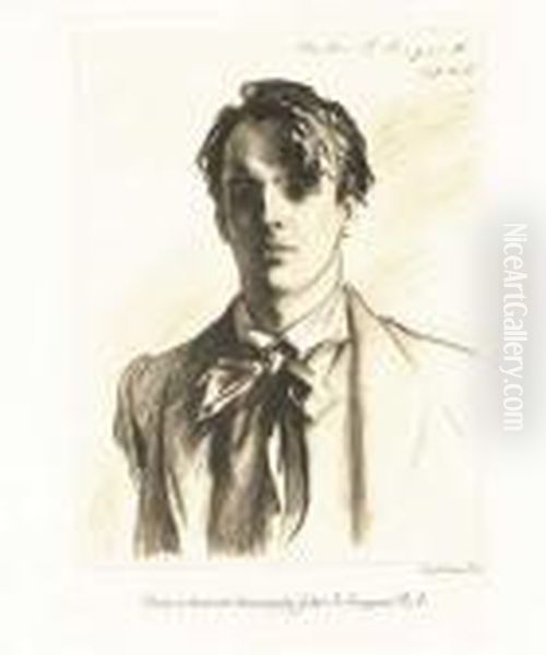 W.b. Yeats Oil Painting by John Singer Sargent