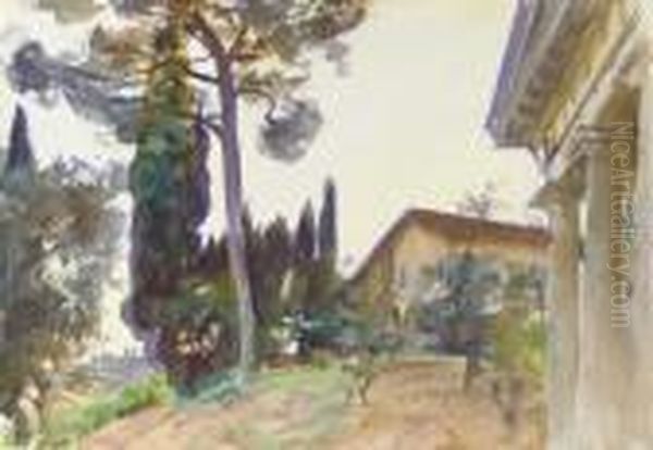 Corfu Oil Painting by John Singer Sargent