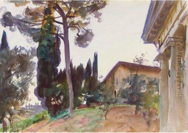 Corfu Oil Painting by John Singer Sargent