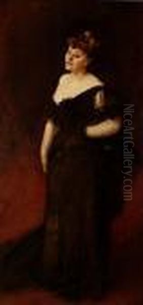 Portrait Of Mrs. Harry Vane Milbank Oil Painting by John Singer Sargent