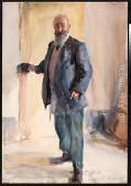 Portrait Of Ambrogio Raffele Oil Painting by John Singer Sargent