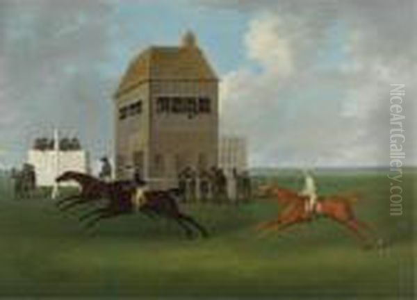 The Lurcher Beating Kitt Carr And Ormond Oil Painting by John Nost Sartorius