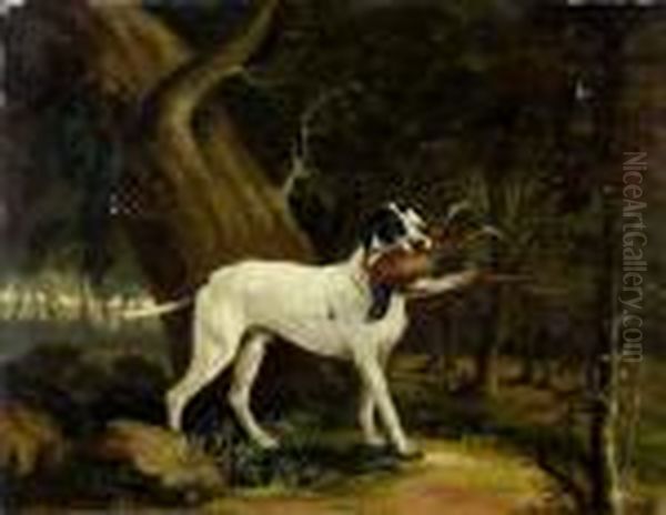 Pointer Et Faisan Oil Painting by John Nost Sartorius