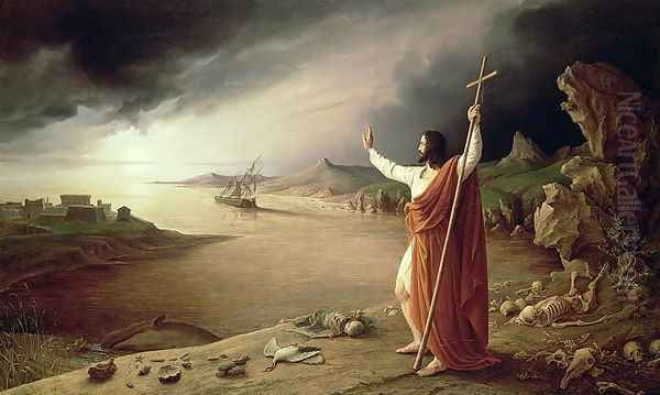 Apocalypse, 1831 Oil Painting by Ludwig Ferdinand Schnorr von Carolsfeld