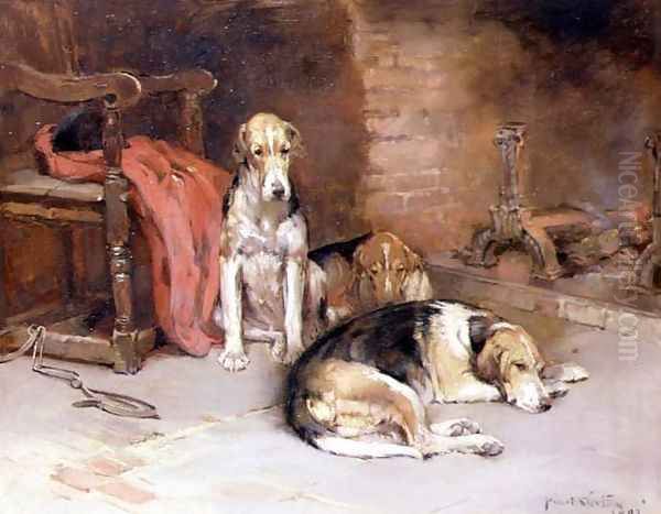 By the Fireside, 1893 Oil Painting by Philip Eustace Stretton