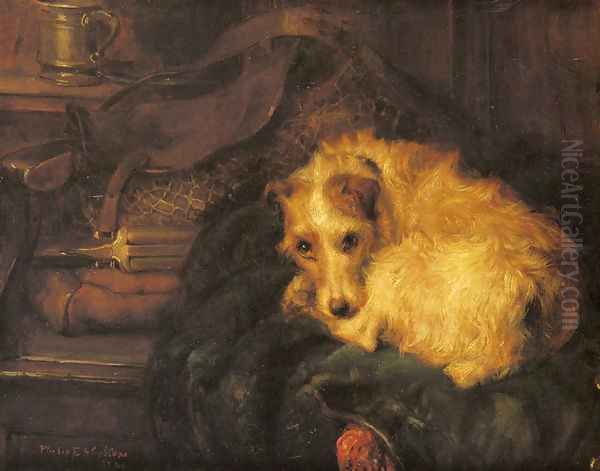 Waiting For Master Oil Painting by Philip Eustace Stretton