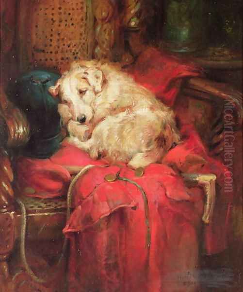 Tired Out Oil Painting by Philip Eustace Stretton