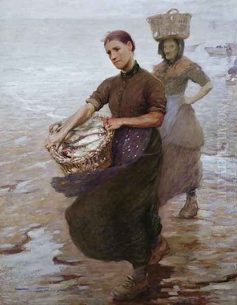 Toil Oil Painting by Mark Senior