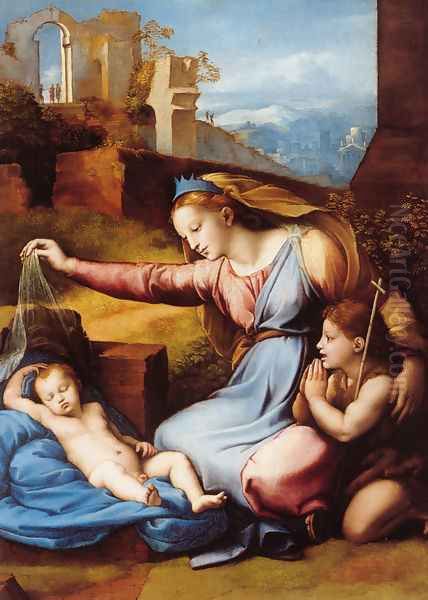 Madonna of the Diadem Oil Painting by Raffaelo Sanzio