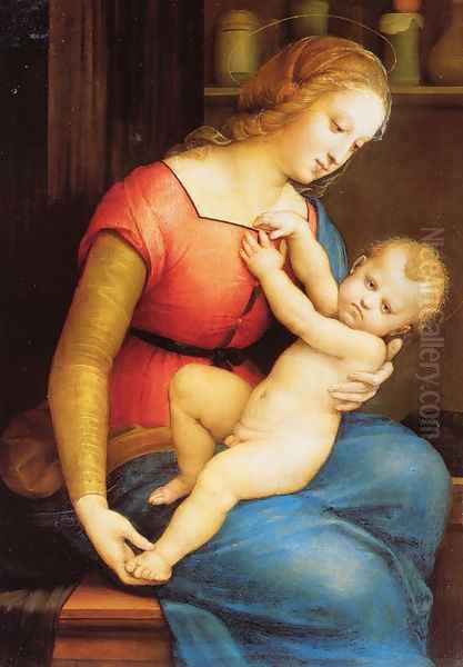 Orleans Madonna Oil Painting by Raffaelo Sanzio