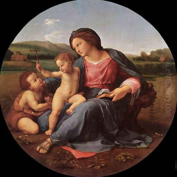 The Alba Madonna Oil Painting by Raffaelo Sanzio