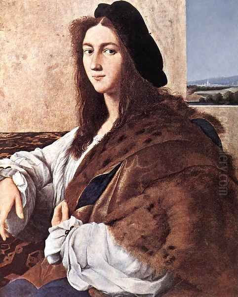 Portrait of a Youth Oil Painting by Raffaelo Sanzio