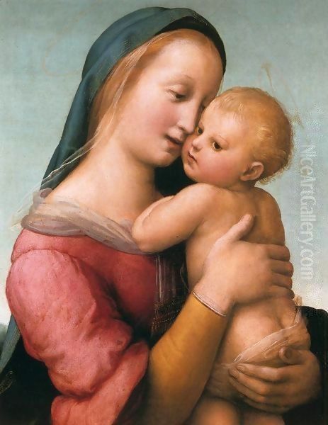 Madonna and Child (The Tempi Madonna) 2 Oil Painting by Raffaelo Sanzio