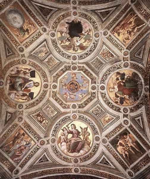 Ceiling Oil Painting by Raffaelo Sanzio