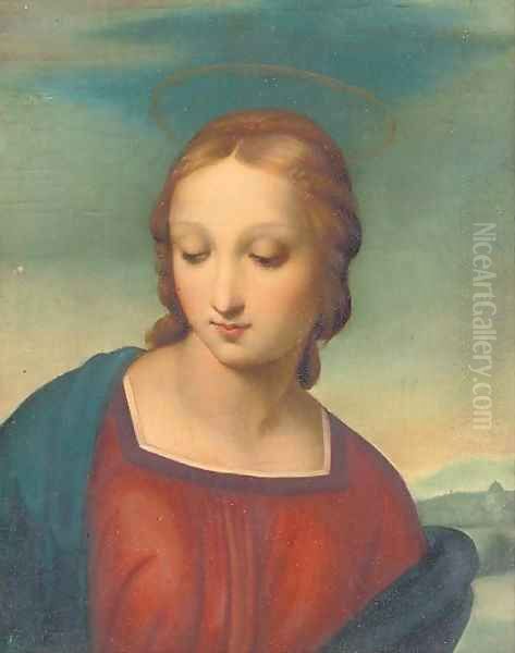 Madonna of the goldfinch Oil Painting by Raffaelo Sanzio