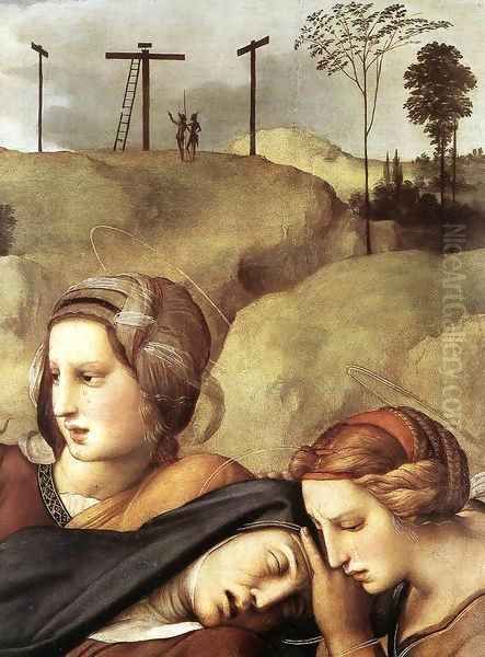 The Entombment (detail) Oil Painting by Raffaelo Sanzio