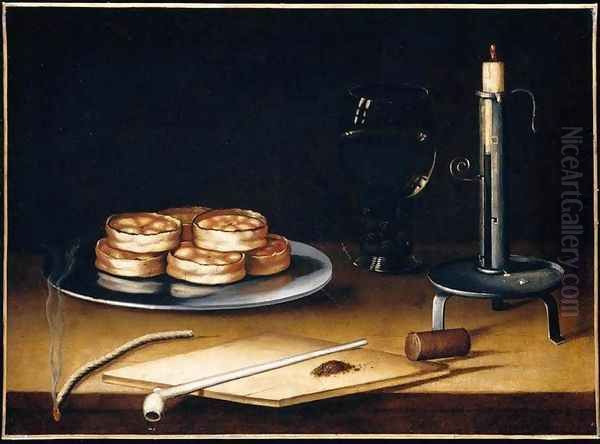 Still-Life c. 1640 Oil Painting by Sebastien Stoskopff