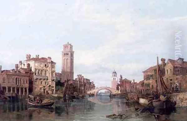 A View of Verona, 1848 Oil Painting by George Clarkson Stanfield