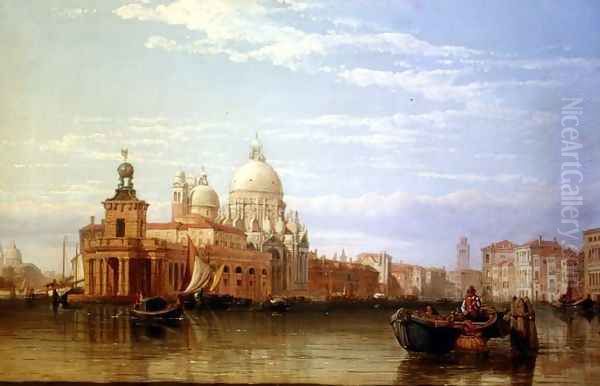 The Grand Canal, Venice Oil Painting by George Clarkson Stanfield